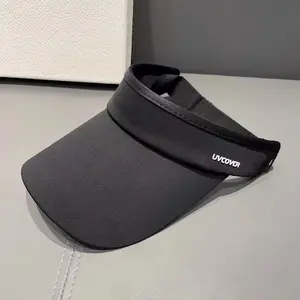 Plain Custom Logo Visor Hats Waterproof Polyester Quick Dry Sun Visor Cap Hats