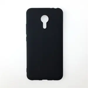 Üretici toptan mat TPU kılıfları Meizu MX5 siyah için yumuşak buzlu arka kapak silikon cep telefonu kılıfı