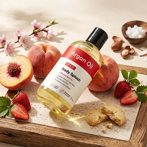 HKH Aceite Corporal Hidratante de Lujo Vegano, Natural y Orgánico, con Brillo, Bronceador, Humectante, Blanqueador de Piel, Fórmula No Grasa, Suave y Tersa - Product Image 1