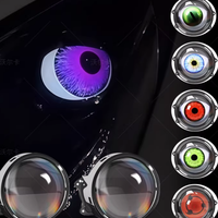Kit de rétrofit de phares de voiture avec feux LED dynamiques « Devil Eyes » à lentille et télécommande