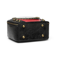 Sac à main de luxe pour femme, design unique, en forme de montre, petit sac bandoulière vintage en cuir PU