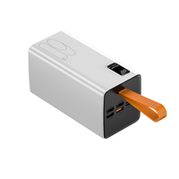 Banque d'alimentation portable grande capacité 60000mAh avec affichage numérique LED, sortie USB Type PD22.5W, station d'alimentation