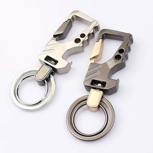 Porte-clés tactique EDC avec mousqueton, décapsuleur et clip, accessoires pour hommes, style cool, pour clés de voiture et bagues - Product Image 4