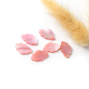 उच्च गुणवत्ता वाले गुलाबी शेल थोक अनुकूलित फ्लैट बैक क्लाउड आकार के लिए मोती गहने की प्राकृतिक माँ - Product Image 6