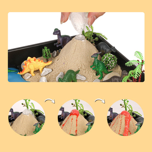 Sáng tạo khủng long môi trường sống khoa học Kit DIY thời tiền sử chơi <span class=keywords><strong>Set</strong></span> với Núi Lửa Phun Trào khủng long con số STEM học tập cho trẻ em - Product Image 5