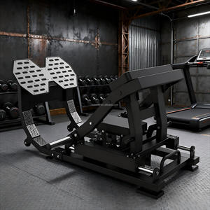Máquina comercial de hip thrust de acero, venta al por mayor directa de fábrica, entrenador de glúteos con carga de placas, equipo de gimnasio, MOQ bajo, OEM - Product Image 2