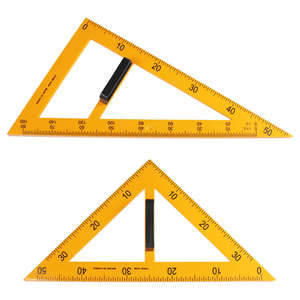 Ensemble de règles géométriques magnétiques ergonomiques, outils de dessin mathématique à prise facile pour l'enseignement en classe, les expositions et une utilisation multi-scénarios - Product Image 5