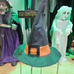 Wish-Sombrero <span class=keywords><strong>de</strong></span> <span class=keywords><strong>bruja</strong></span> personalizado para Halloween, accesorios animados, decoración, superventas - Product Image 6