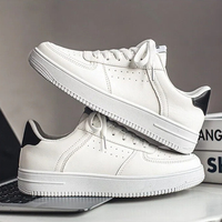 Sneakers blanches de luxe pour hommes, respirantes, pour adolescents et étudiants, polyvalentes, décontractées, chaussures de skate, fabrication OEM