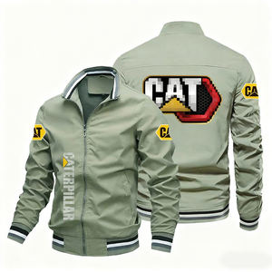 Vintage <b>Car</b> Racing Motorcycle Bomber <b>Jacket</b> Unisex Custom Embroidery OEM Winter Streetwear Varsity High Quality Breathable - Product Image 5