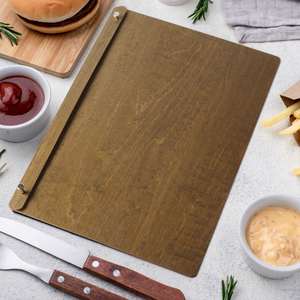 Tablero de Menú de Madera Personalizado de Alta Calidad, Estilo Creativo y Elegante, Letrero Grabado Duradero al por Mayor para Bares, Cafeterías y Restaurantes - Product Image 2