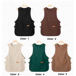Delantal de Lona de Doble Cara para Jardinería y Pintura, Personalizable para Trabajos de Barbería, Uniformes para Restaurantes y Bares - Product Image 5