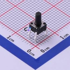 TC-1109-B-I Tactile <b>Switch</b> Through hole-4P,4.5x4.5mm <b>Switch</b> Single Pole Single Throw Round Button 1.6N Through Hole - Product Image 1