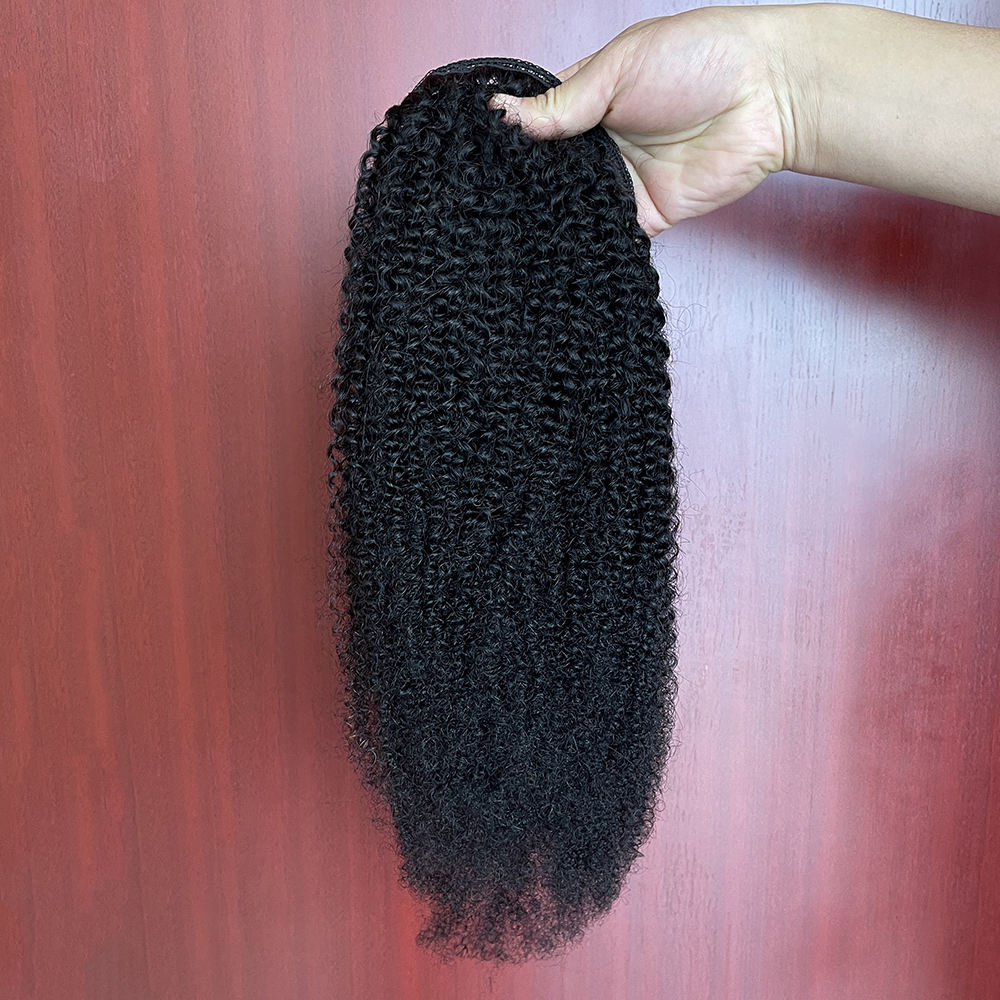 drawstring ponytail naturl color