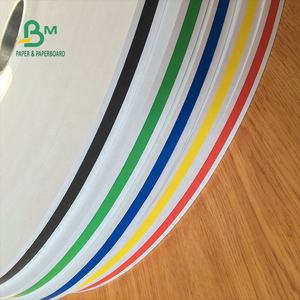 Rotoli di carta di paglia di taglio 60gsm di materia prima Ecofriendly per cannuccia - Product Image 2