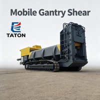 Cisaille-presse hydraulique mobile haute performance pour ferraille avec contrôle PLC pour les centres de recyclage de déchets