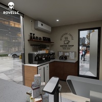 Conteneur en acier personnalisé, maison capsule spatiale pour bureau à domicile moderne, bar à domicile, centre commercial, hôtel, utilisation en extérieur, boutique