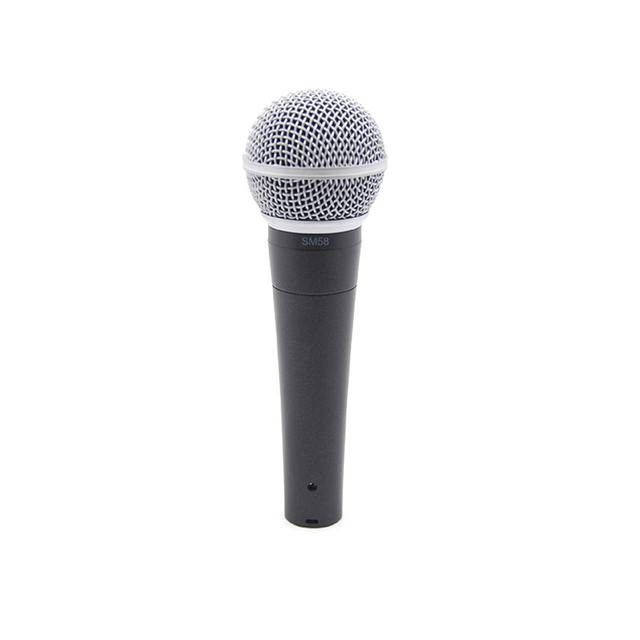 S58 Dynamic Handheld Wired Microphone XLR Metal Construction Noise Cancelling for Karaoke Conference Stage Performance Studio