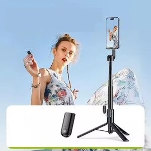 Trépied magnétique pour téléphone rotatif réglable, bâton à <span class=keywords><strong>selfie</strong></span> à rotation 360°, trépied extensible jusqu'à 1,35 m, photographie, vlog pour <span class=keywords><strong>iPhone</strong></span> 16 - Product Image 4
