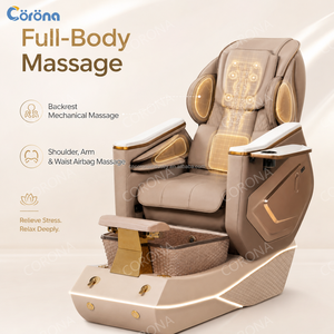 Sillón de Pedicura Eléctrico Reclinable con Hidromasaje sin Tuberías, Atomización de Niebla y Masaje, Venta al Por Mayor - Product Image 4