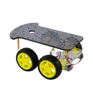 4WD 스마트 카 로봇 섀시 (4pcs 기어 모터 + 4pcs 타이어 휠 XYSJ)