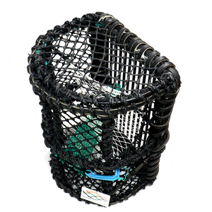 Resistente in acciaio aragosta Creel pentola per granchio zincata immersione modellata di acquacoltura trappola con telaio in acciaio per la pesca del pesce - Product Image 2