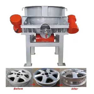 Widely used car wheel sheet metal tumble vibratory polishing machine