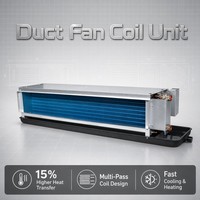 Unités de ventilation à eau (VAF) à faible bruit et à 90 % d'efficacité énergétique, horizontales, encastrées, pour systèmes CVC commerciaux