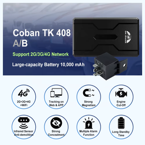 Traceur GPS/GSM/GPRS portable pour voiture, dispositif de suivi GSM TK408 avec batterie 10000mAh, localisateur GPS 2G+3G+4G - Product Image 4