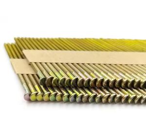 Clous de charpente en papier pour bois, <span class=keywords><strong>34</strong></span> <span class=keywords><strong>degrés</strong></span>, 3,1*90 mm, clous en bande de papier à tige collée/lisse - Product Image 2