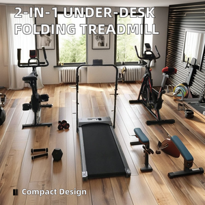 Chất lượng cao 2-in-1 điện gấp Máy chạy bộ nhà phòng tập thể dục đi bộ & chạy máy dưới bàn thiết bị tập thể dục - Product Image 3