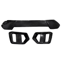 Kit carrosserie léger en fibre de carbone pour Ford Focus MK3 RS 2015-2018 : capot, ailes, caches de phares, calandre, panneau arrière, aileron arrière