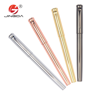 Bolígrafo de metal de acero con logotipo personalizado Regalo promocional para estudiantes y finanzas para escribir - Product Image 1