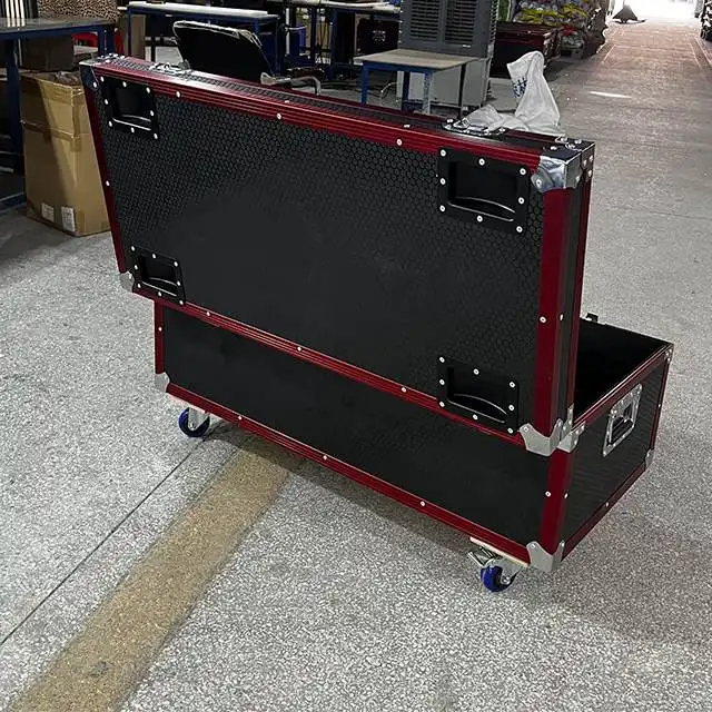 Valigetta portautensili in eva valigetta per attrezzatura di volo cassetta portautensili in alluminio con ruote DJ Stage Audio Lighting Equipment Gear Road case