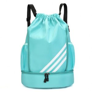 Sports <b>Drawstring</b> <b>Backpack</b> - Moisture-proof Pocket Swimming and Fitness Bag - Product Image 4