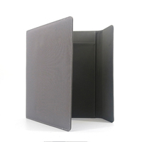 Carpeta organizadora de documentos de cuero A4 Carpeta de archivos de negocios con cubierta magnética