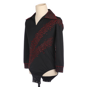 Camicie <span class=keywords><strong>da</strong></span> ballo latino per <span class=keywords><strong>uomo</strong></span> e ragazzo Liuhuo: costumi per performance di Jazz, Tango, Samba e Ballroom - Product Image 2