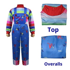 Disfraces de Halloween para niños Adultos <span class=keywords><strong>Chucky</strong></span> Temporada 2 Muñecos fantasmales <span class=keywords><strong>Chucky</strong></span> el <span class=keywords><strong>disfraz</strong></span> de payaso de terror y trajes de fiesta - Product Image 6