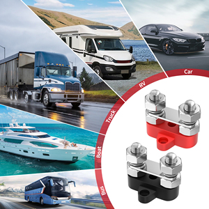 Barra de Distribución de Cobre 80A 48V CC, Bloque de Terminales de 2 Vías M10, Certificado RoHS y CE, para Barcos, Automóviles y Sistemas Solares - Product Image 6