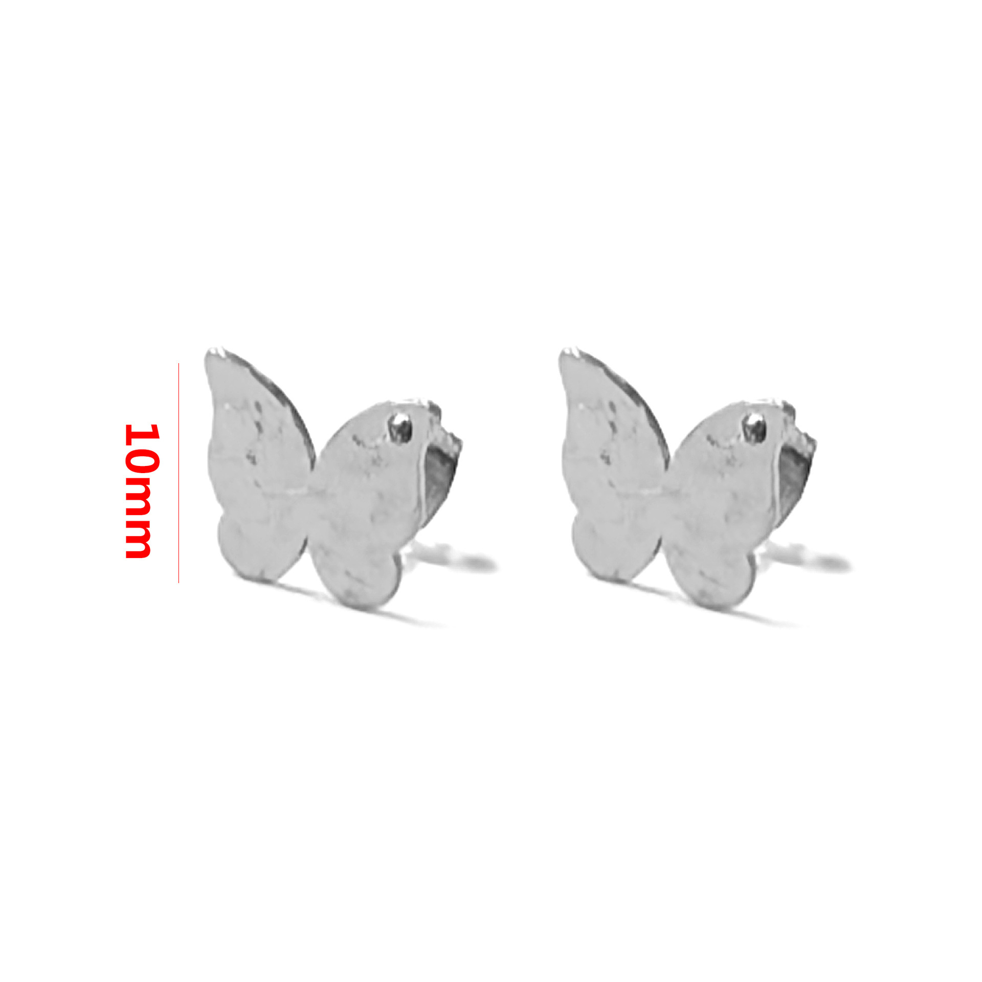 Butterfly-Steel silver Color