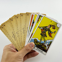 Prix usine Haute Qualité Rider Waite Tarot Cards 78 Impression Personnalisée Original Oracle Tarot Card Deck Avec Guide