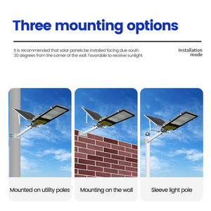 Đèn đường năng lượng mặt trời tích hợp <span class=keywords><strong>LED</strong></span> tiết kiệm năng lượng, chống nước IP66, <span class=keywords><strong>200W</strong></span> 300W 400W 500W - Product Image 4