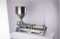 Machine de remplissage horizontale à 2 têtes à piston pour shampoing, graisse, boissons gazeuses, lait, eau, huile, liquide, jus, prix bas