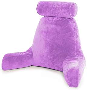 Repos lit lecture et TV oreiller avec accoudoirs grand <span class=keywords><strong>coussin</strong></span> en mousse à mémoire de forme déchiqueté pour les femmes enceintes coccyx lombaire bas du dos - Product Image 2