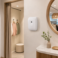 Diffuseur d'air frais sans eau électrique mural Koeazy, alimenté par batterie, rechargeable, pulvérisation automatique, faible bruit, couverture étendue
