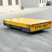 Chariot de transfert électrique à batterie 5-30 tonnes, chariot de manutention sans rail