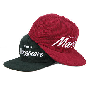 Gorras topi bordir 6 Panel baru topi Snapback korduroi kustom topi Snap back grosir topi - Product Image 6