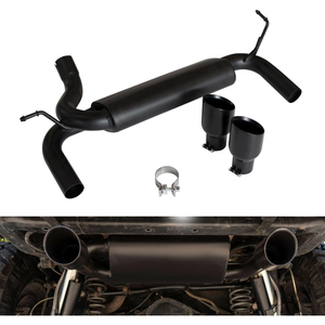 Silenziatore di Scarico Nero ad Alte Prestazioni per Jeep Wrangler JK dal 2008 al 2018 - Product Image 3