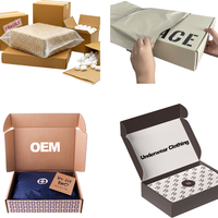 Cajas de Cartón Corrugado Reciclado Ecológicas Personalizadas para Empaque de Calcetines, Logotipo Personalizado, Reciclables, Venta al Por Mayor