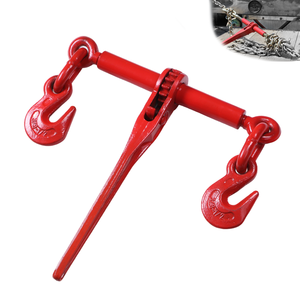 Tendeur de chaîne réglable à cliquet avec revêtement en poudre pour la fixation de cargaisons - Product Image 1